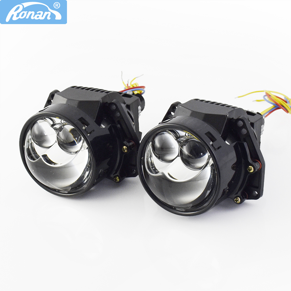 Bi Led Projector Lens 3 Inch - Ronan 2 Stuks 3Inch 70W 6000KBi-LED