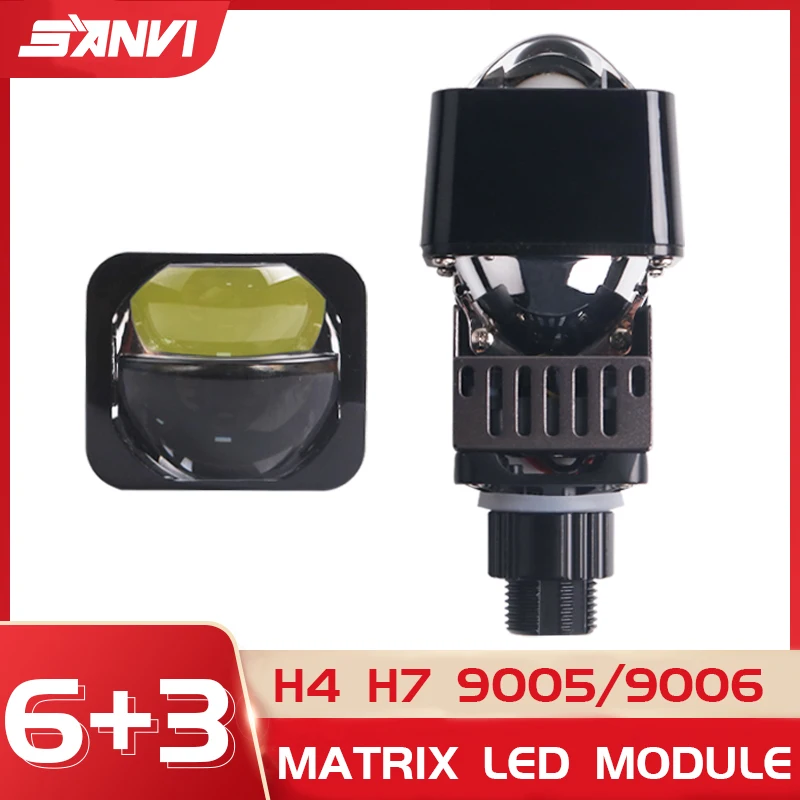 Car Led Headlight 9005 9006 - Sanvi Bi Led Module 1.5 Inch