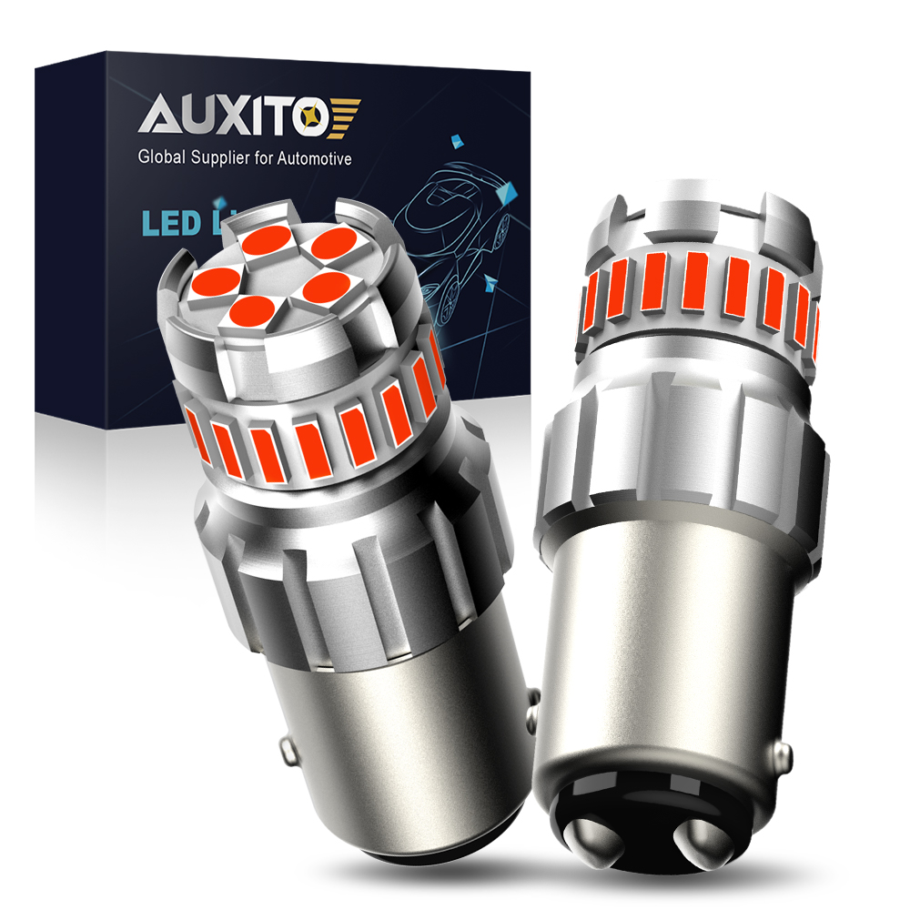 Led Tail Light Bulb Canbus - AUXITO 2 Stuks Rood 1157 P21/5W