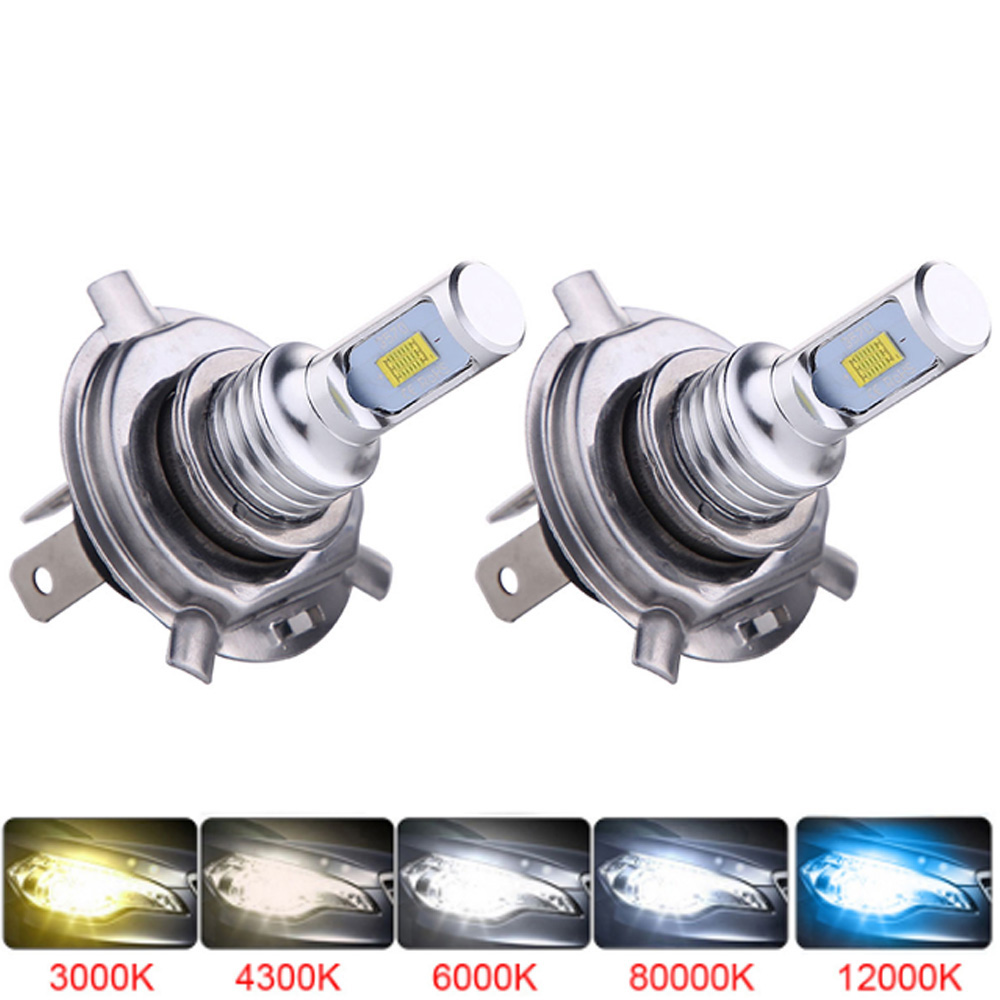 Car Led Bulb H1 H3 H8 H11 - 2 Stuks Led H7 H4 Csp
