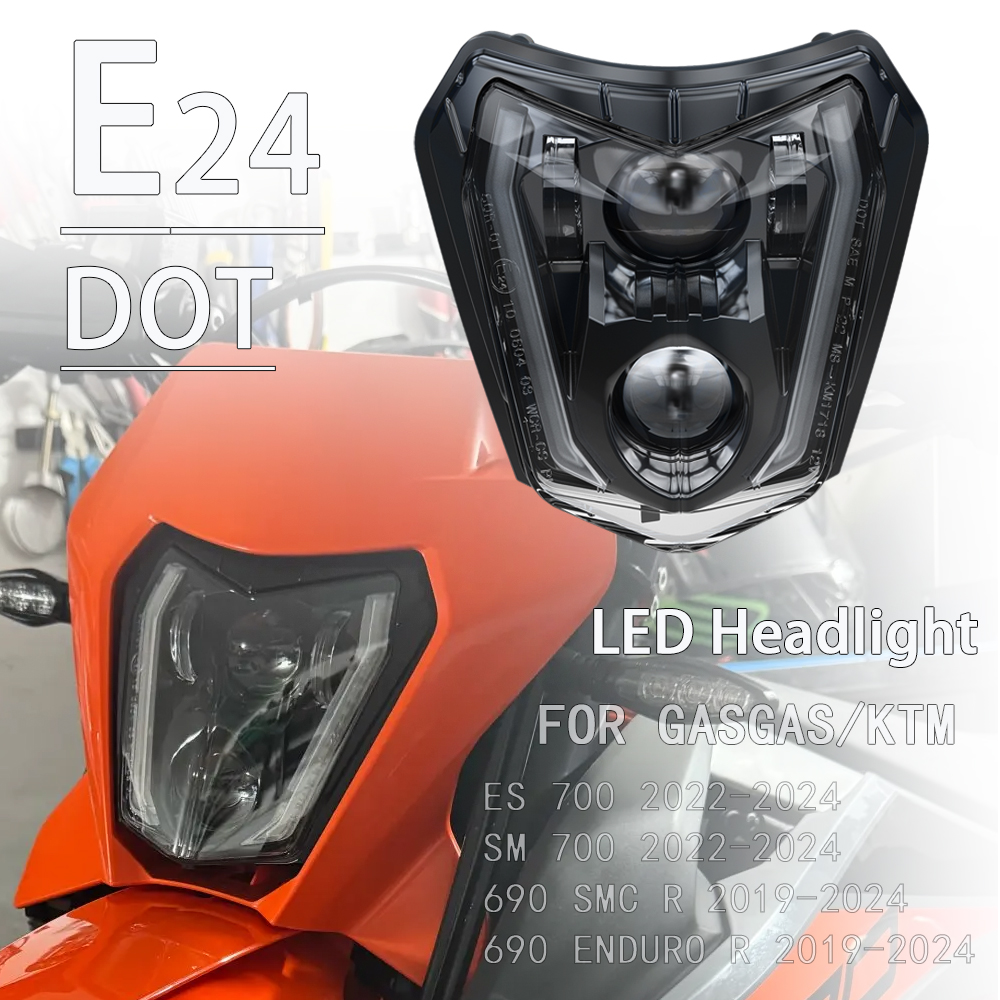 Motorcycle Led Headlight Bulb H4 - LED Koplamp voor KTM 690 SMC