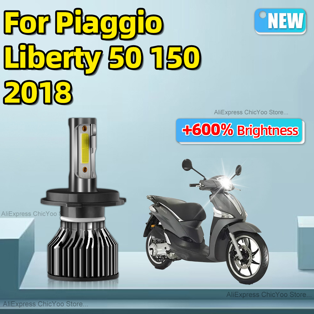 Motorcycle Led Headlight Bulb H4 - Voor Piaggio Liberty 50 150 2,018.00