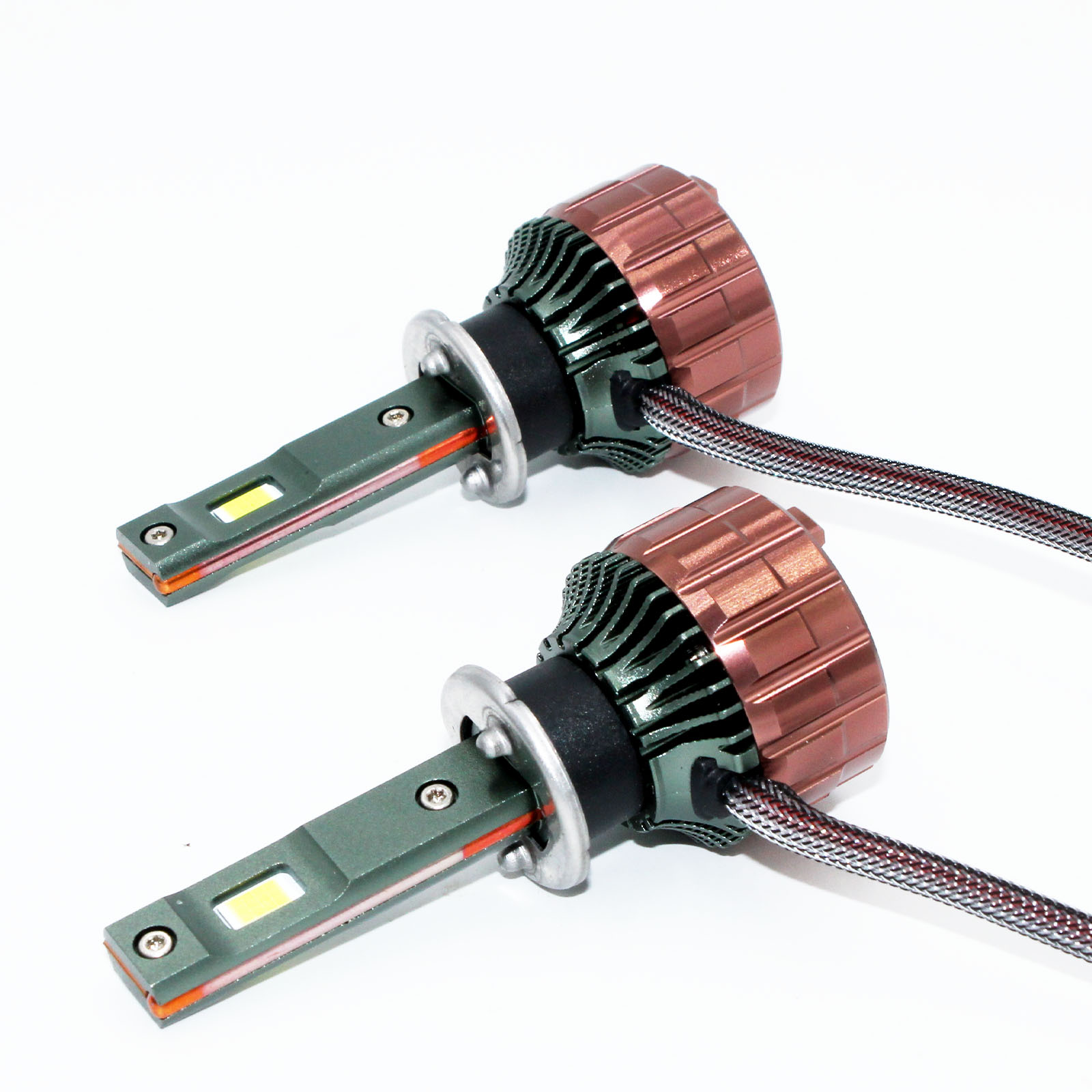 Led Headlight 6500K White 12000Lm - 2 STKS 120 W H1 LED