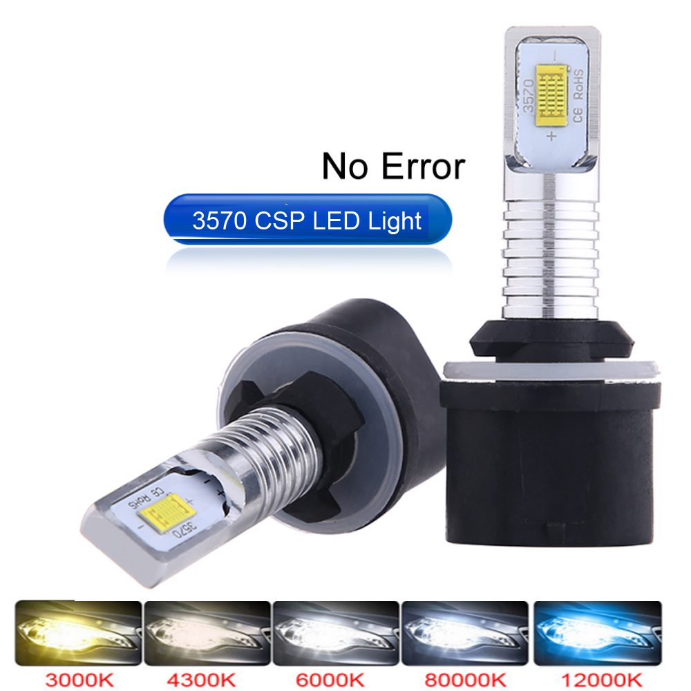 Led Headlight 6500K White 12000Lm - 2 stuks H27 LED 881 LED