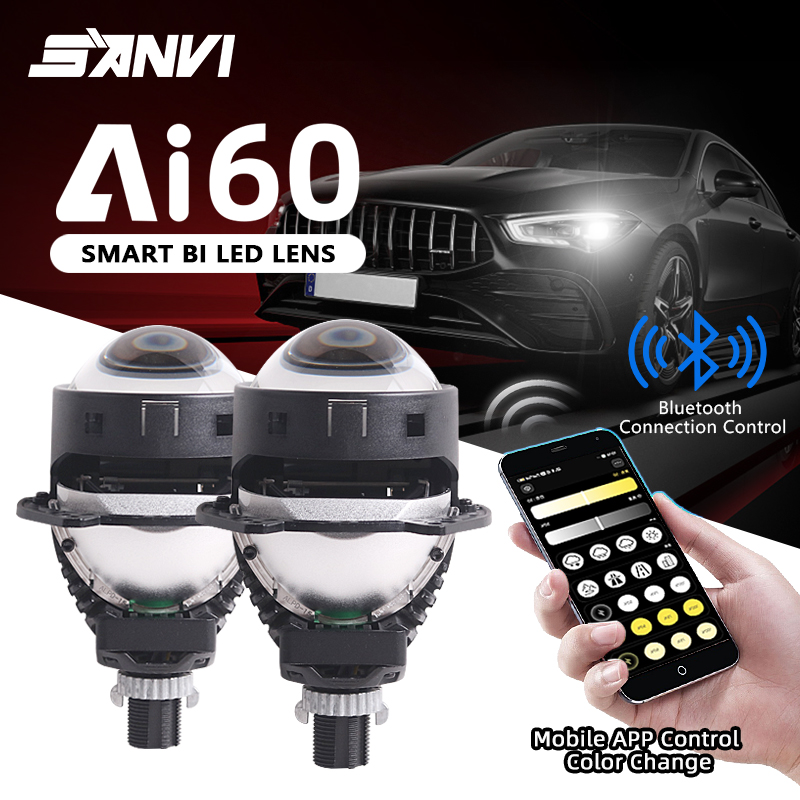 Car Led Headlight 9005 9006 - NIEUWE SANVI Ai60 Auto Bi LED