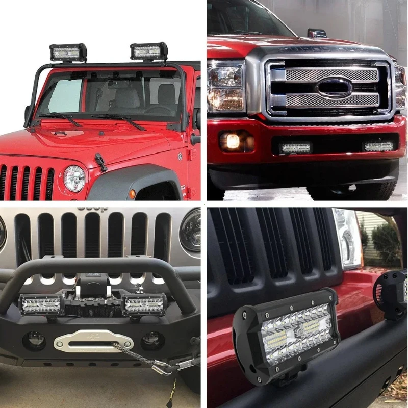 Led Work Light Bar 12 Inch Offroad - LED-lichtbalk combo beam spot flood LED