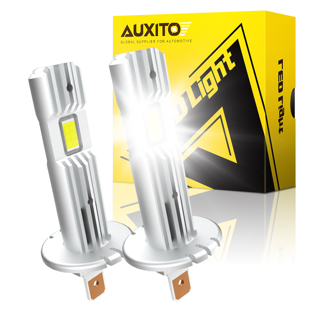 Led Headlight 6500K White 12000Lm - Auxito 2 Stuks 12000lm H1 Led