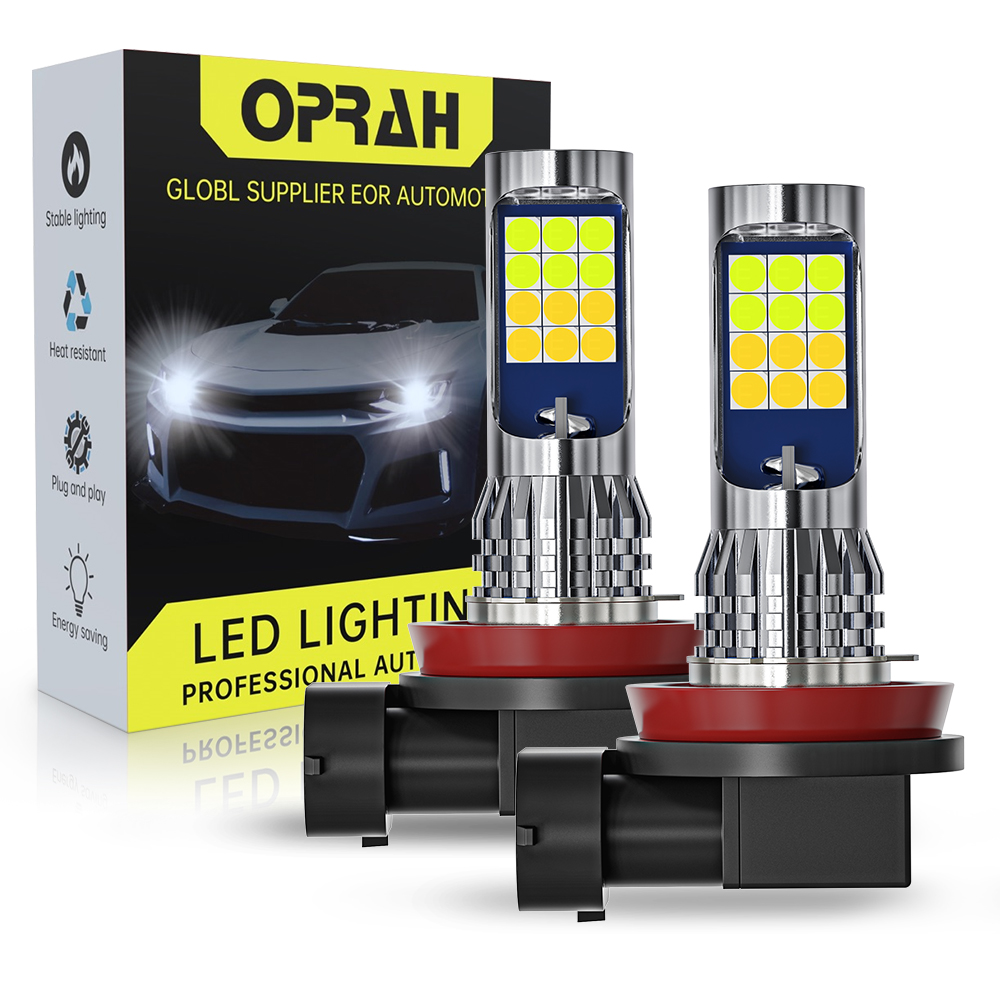 Car Led Headlight 9005 9006 - Oprah 2 Stuks Led Auto Mistlamp
