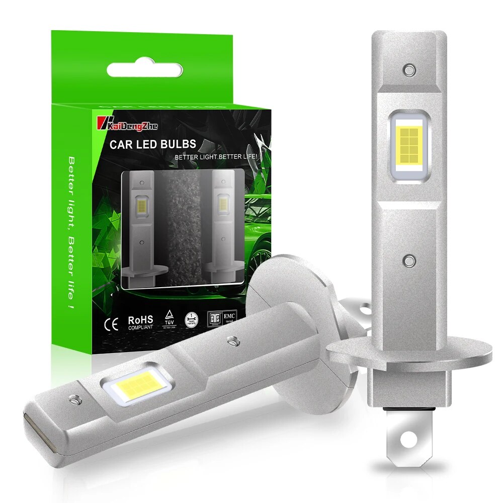Led Headlight 6500K White 12000Lm - 2 Stuks 1:1 Auto Led H1