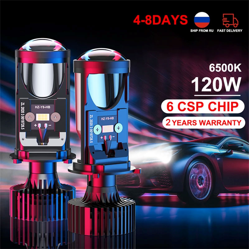 Led Headlight H4 Hi Lo 120W - Y6D H4 LED Koplamp Canbus Autolamp