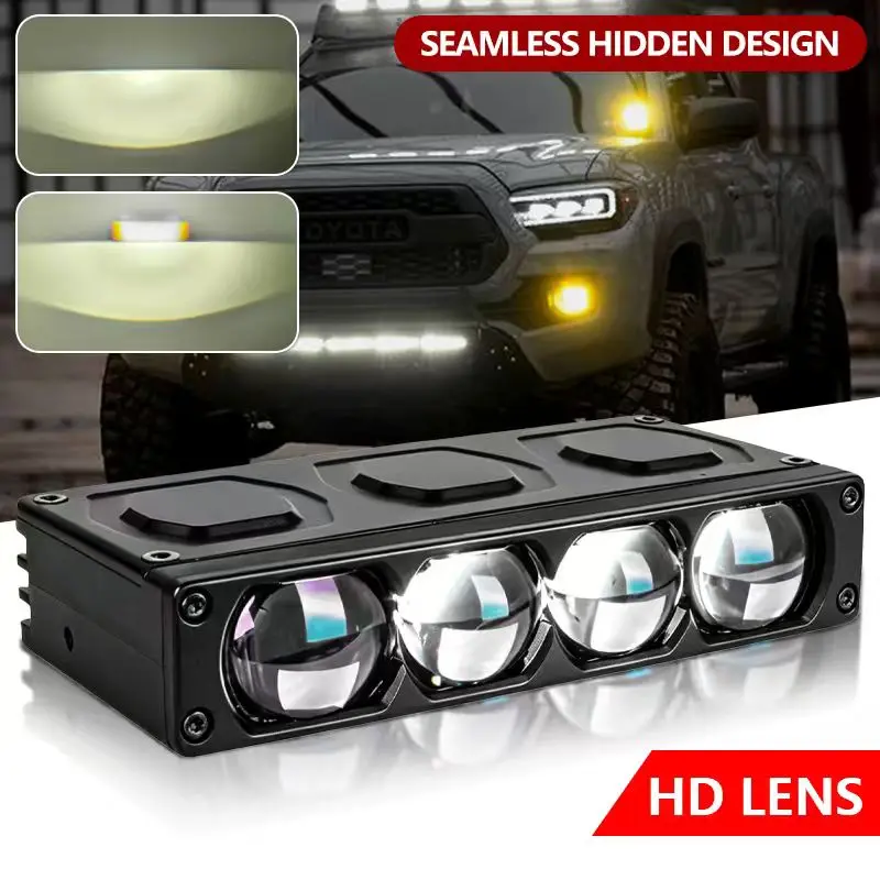 Bi Led Projector Lens 3 Inch - 2 stuks 180W 4-lens ultradunne verborgen