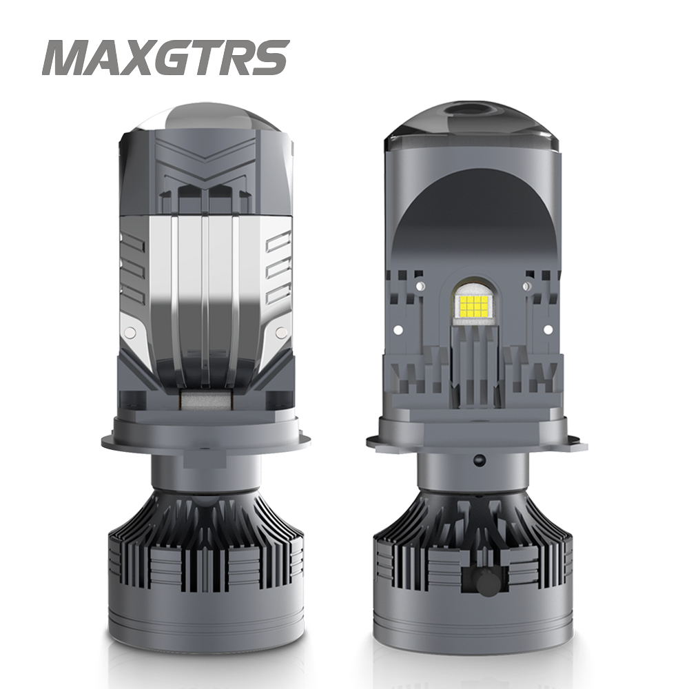Led Headlight H4 Hi Lo 120W - Grote Lens H4 LED Koplamp Mini
