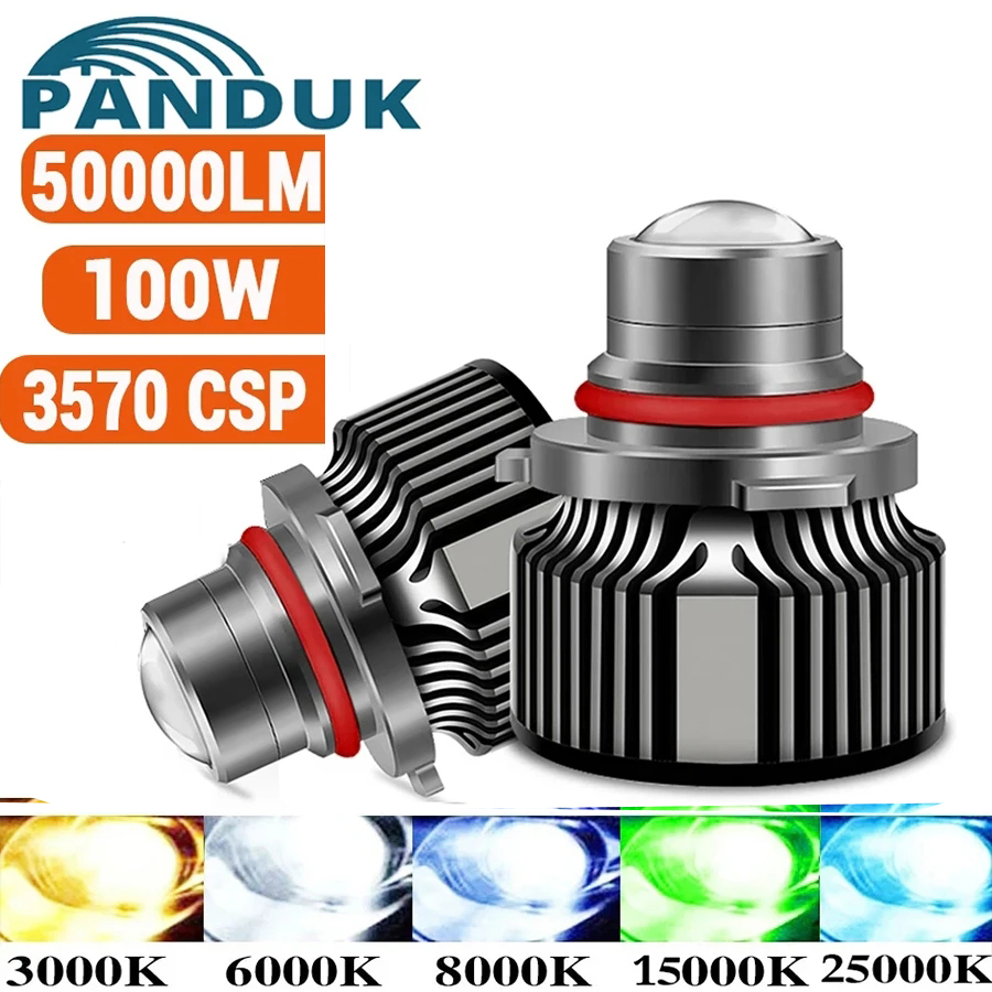 Car Led Headlight 9005 9006 - PANDUK H7 H11 LED mistlamp laserlens