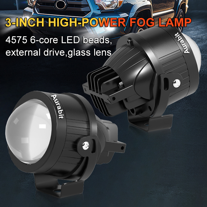 Laser Led Headlight Projector Lens - 3.0 inch LED projector laserlens mistlamp