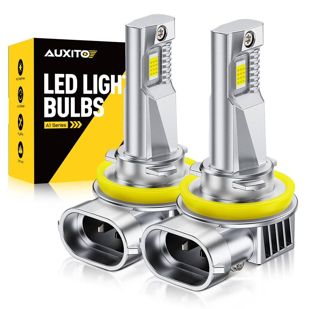 Led Headlight 6500K White 12000Lm - AUXITO 2 Stuks 12000LM H11 H8