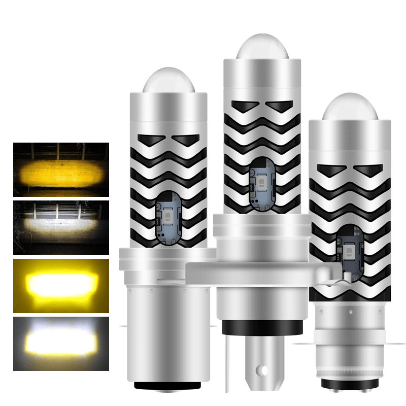 Motorcycle Led Headlight Bulb H4 - 1 stuks H4 P15D LED dubbele