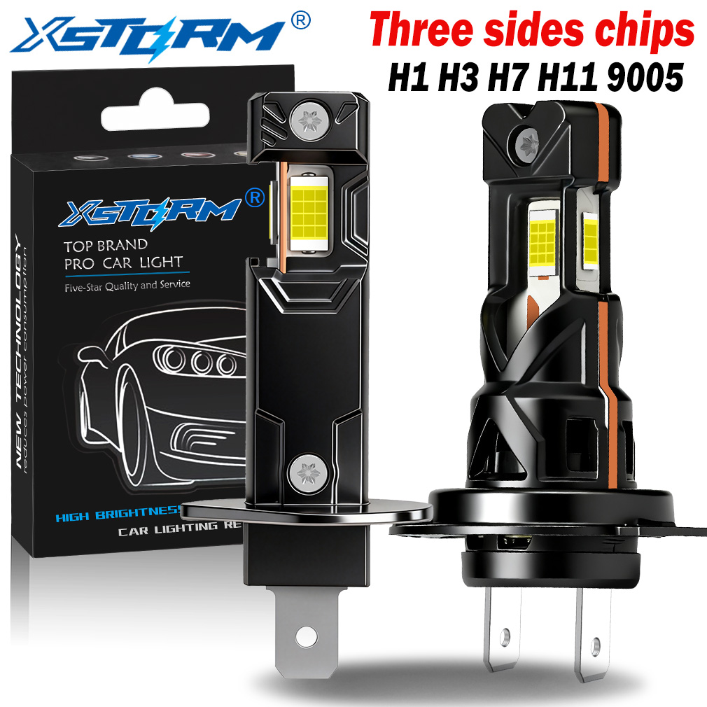 Car Led Bulb H1 H3 H8 H11 - XSTORM H7 LED-koplampen Canbus H1 H3