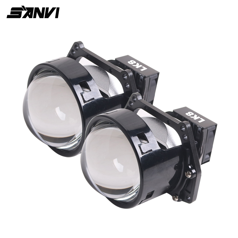 Car Led Headlight 9005 9006 - SANVI Auto LK8 Bi LED Projector