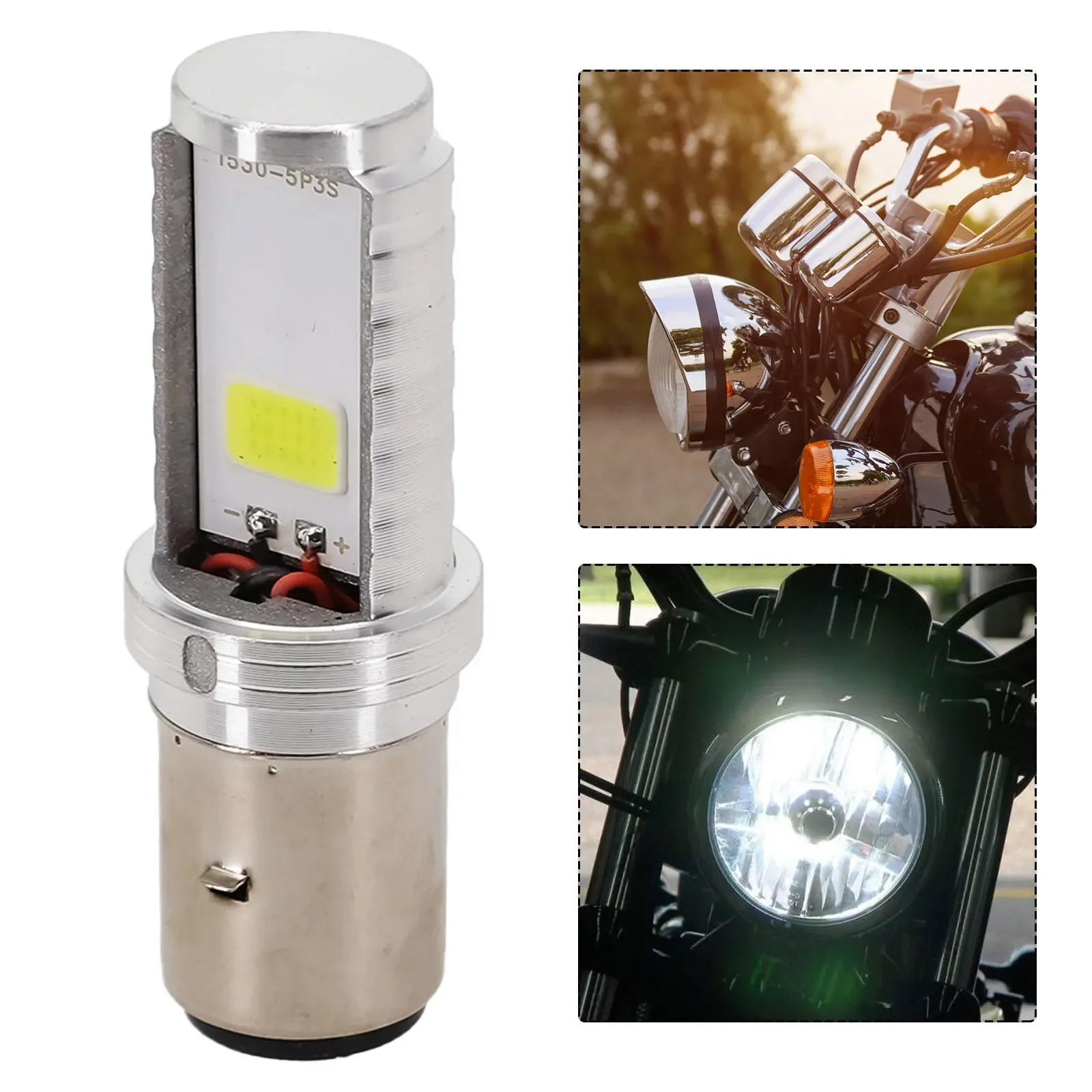 Motorcycle Led Headlight Bulb H4 - 12V H6 Koplampen H4 Ba20d Px15d