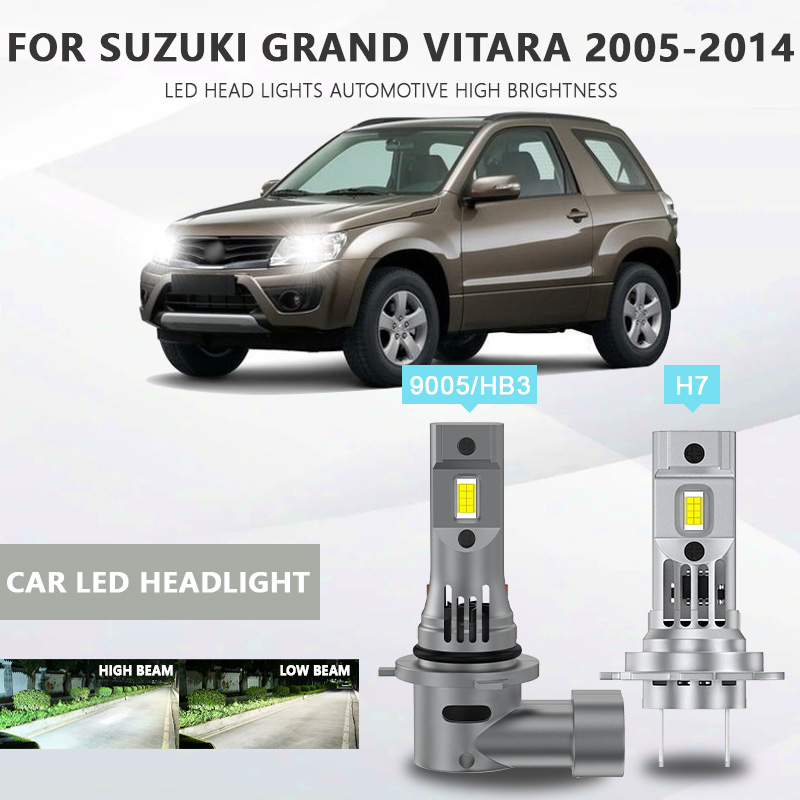 2 Stuks CANbus Voor Suzuki Gra - Led Headlight Bulb H7 20000Lm recensie en prijs