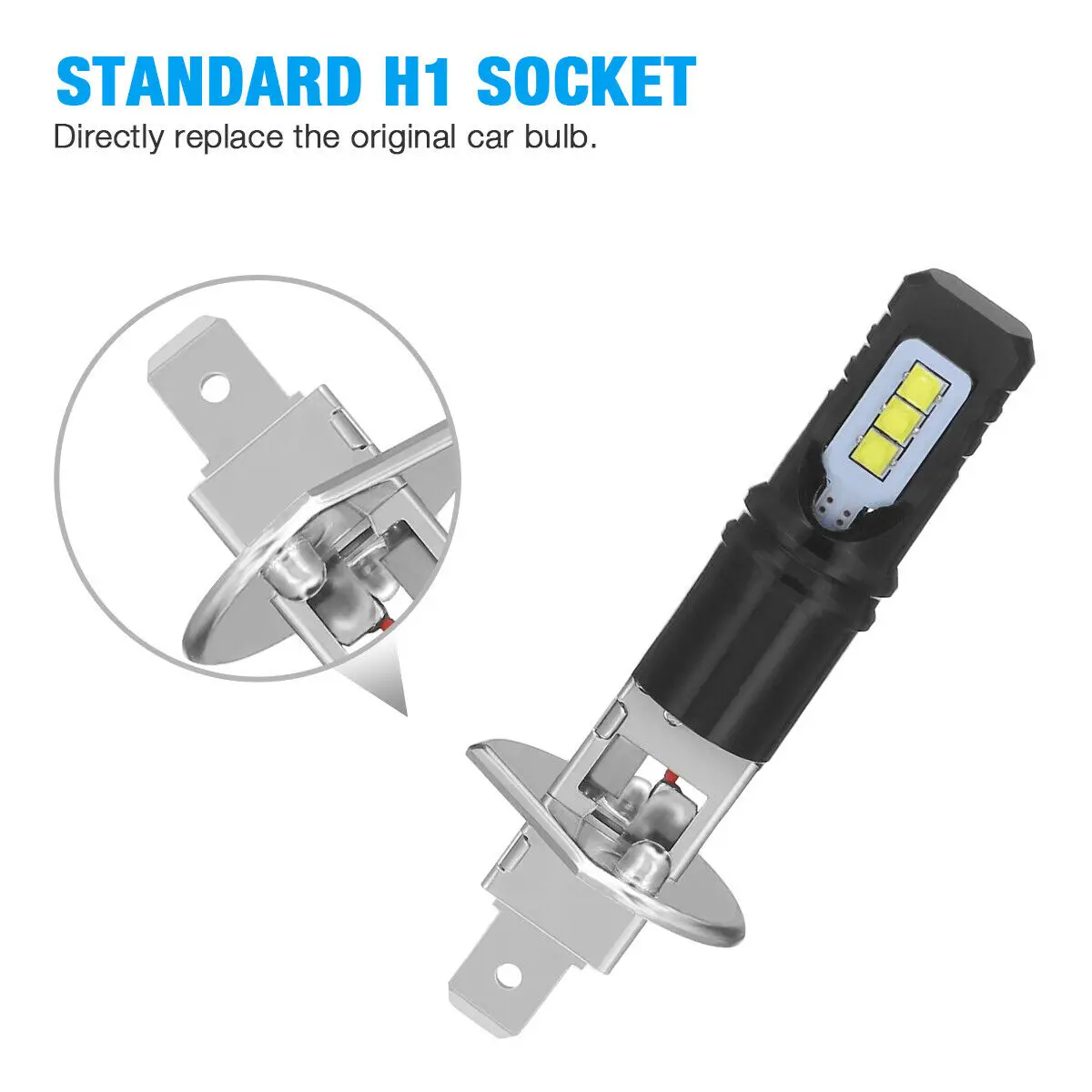 2 Stuks 12000LM H1 H3 Led Kopl - Led Headlight 6500K White 12000Lm recensie en prijs
