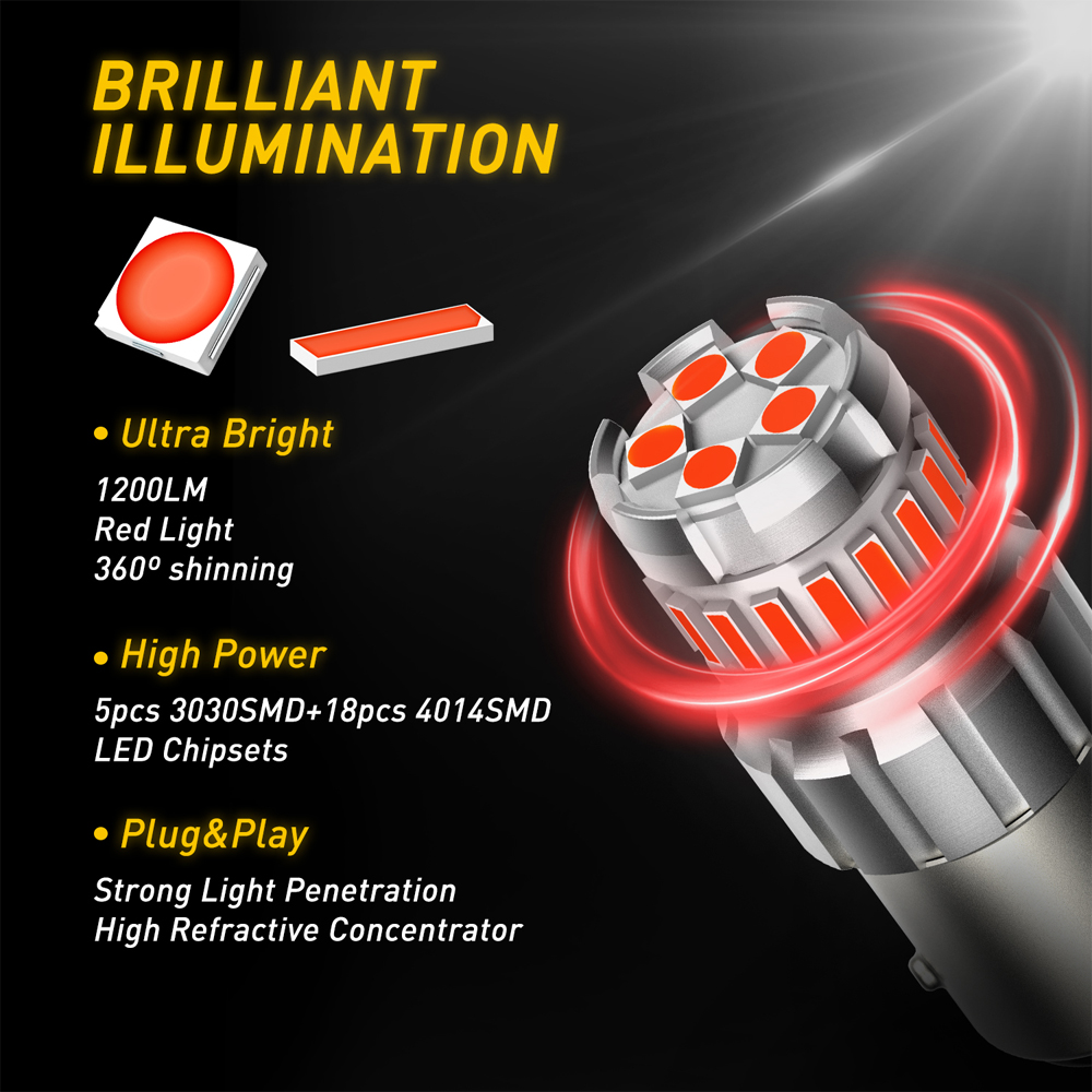 AUXITO 2 Stuks 1157 BAY15D P21 - Led Tail Light Bulb Canbus recensie en prijs