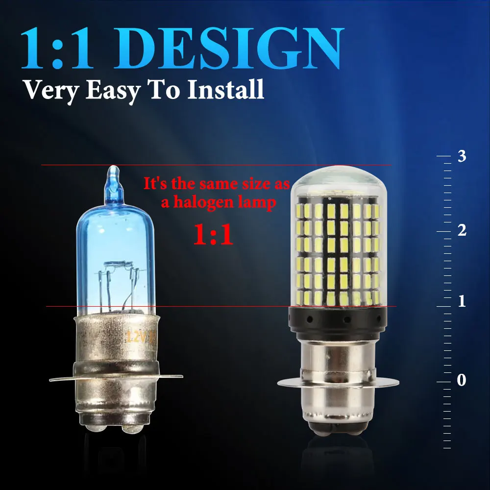 1 STKS H4 BA20D H6 P15D Led-la - Motorcycle Led Headlight Bulb H4 recensie en prijs