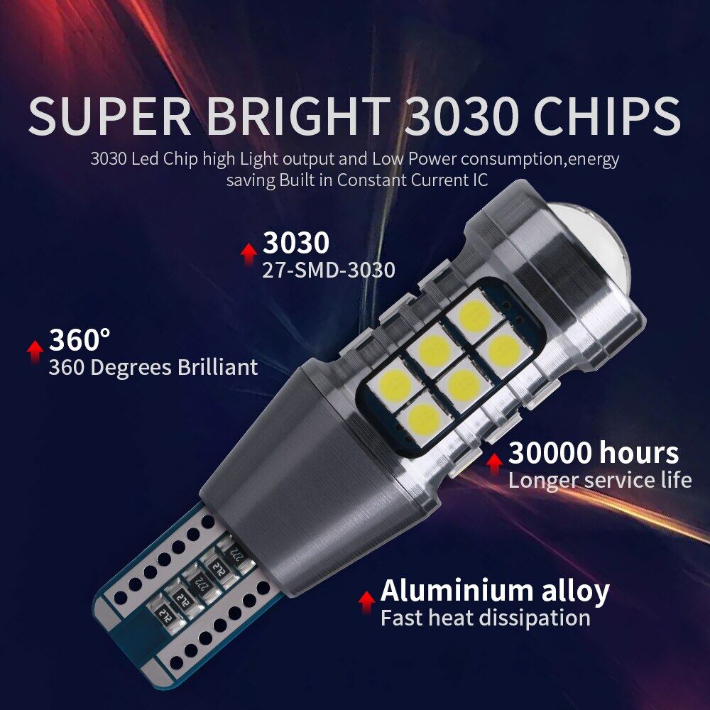 Nieuwe Auto Led-lampen T15 W16 - Led Tail Light Bulb Canbus recensie en prijs