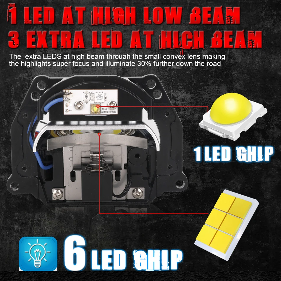 Bi-LED projectorlenzen 3 inch  - Bi Led Projector Lens 3 Inch recensie en prijs