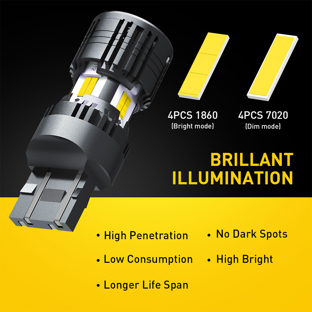 AUXITO 2 stuks Canbus W21/5W 7 - Led Tail Light Bulb Canbus recensie en prijs