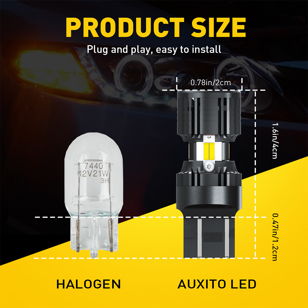 AUXITO 2 stuks Canbus W21/5W 7 - Led Tail Light Bulb Canbus recensie en prijs