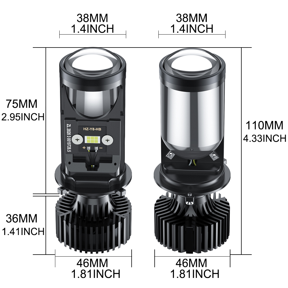 H4 Led Koplamp Canbus Auto Lam - Led Headlight H4 Hi Lo 120W recensie en prijs