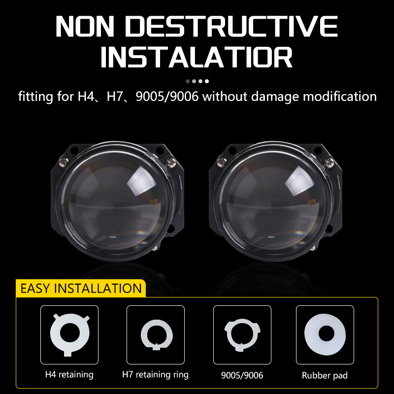 SANVI 2.5 Inch S6 Mini Auto Bi - Car Led Headlight 9005 9006 recensie en prijs