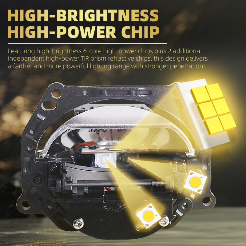 2026 SANVI 140w 3 inch K5 Bi L - Bi Led Projector Lens 3 Inch recensie en prijs
