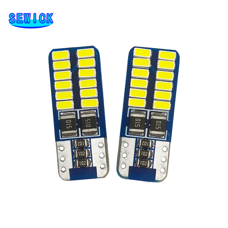 100 stuks T10 W5W LED achterli - Led Tail Light Bulb Canbus recensie en prijs