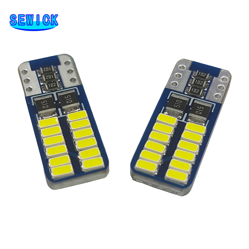 100 stuks T10 W5W LED achterli - Led Tail Light Bulb Canbus recensie en prijs