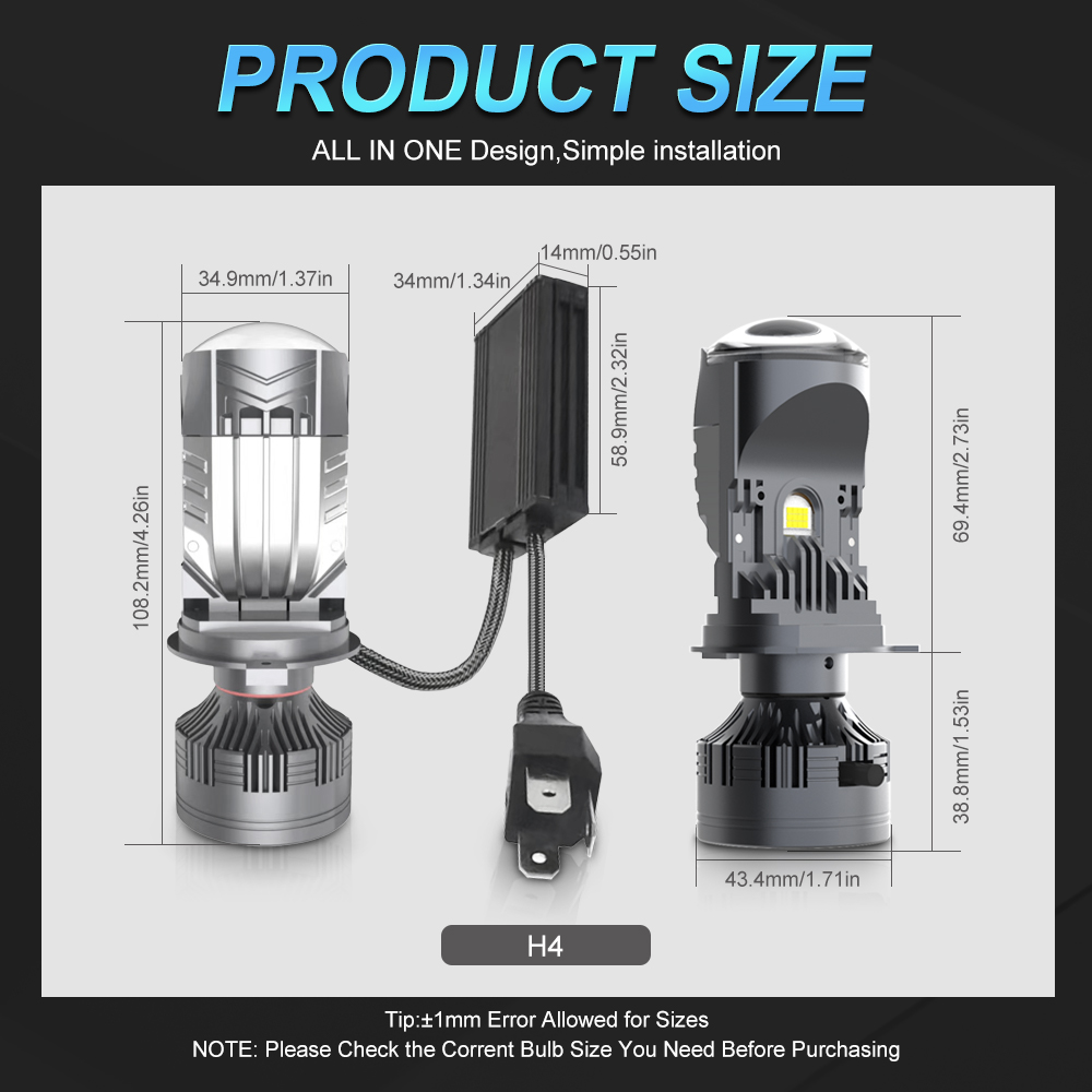 MAXGTRS Nieuwe 200W Auto Lamp  - Led Headlight H4 Hi Lo 120W recensie en prijs