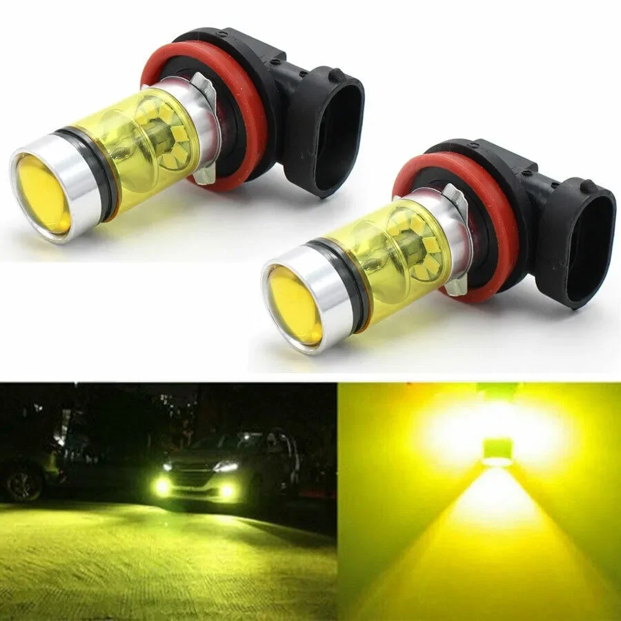 2 stuks H8 H11 LED-mistlampen, - Led Fog Light H11 3000K Yellow recensie en prijs