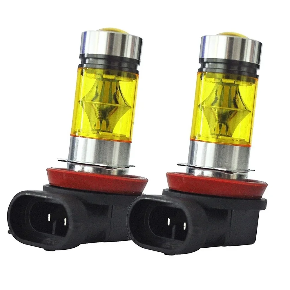 2 stuks H8 H11 LED-mistlampen, - Led Fog Light H11 3000K Yellow recensie en prijs