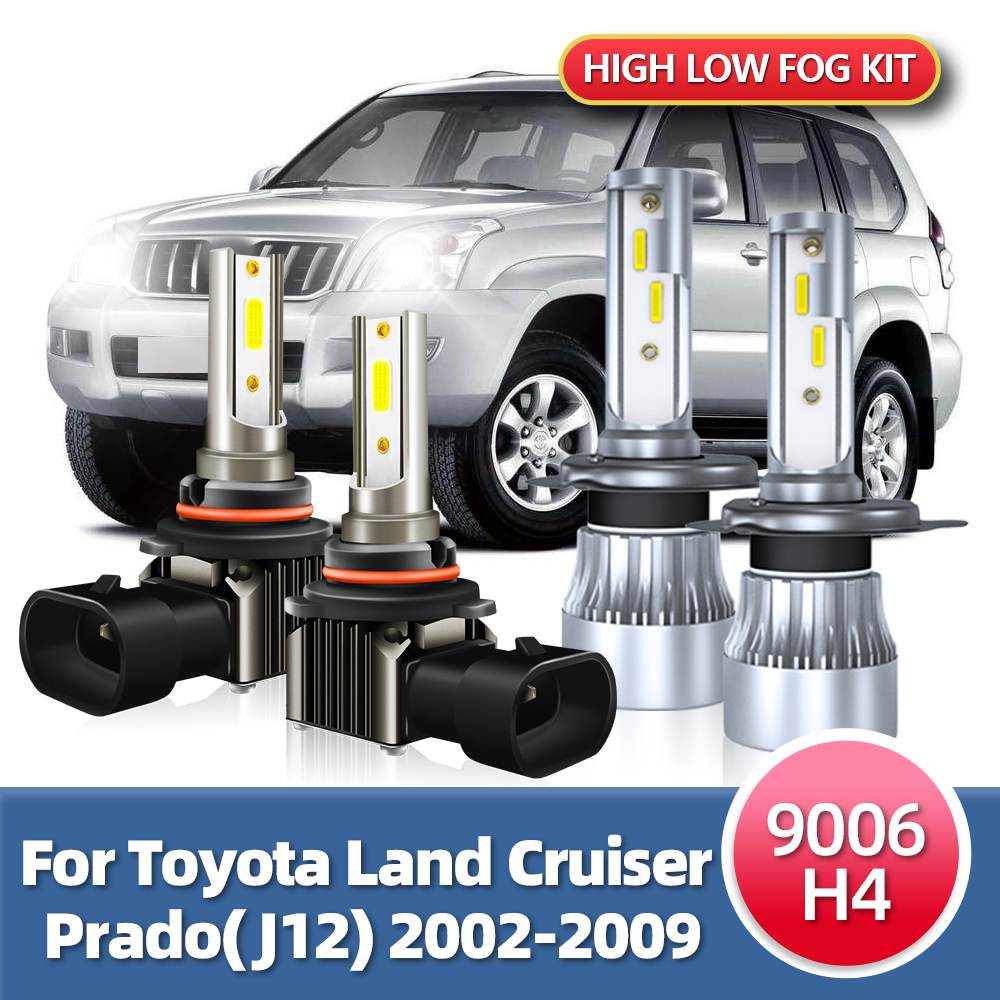 Combo 4x LED Koplamp CSP Lampe - Led Headlight H4 Hi Lo 120W recensie en prijs