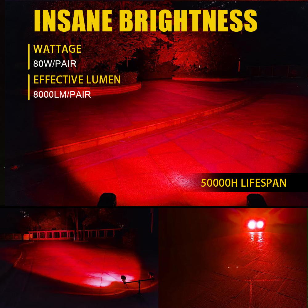 3 inch LED-lichtbalk rood groe - Led Work Light Bar 12 Inch Offroad recensie en prijs
