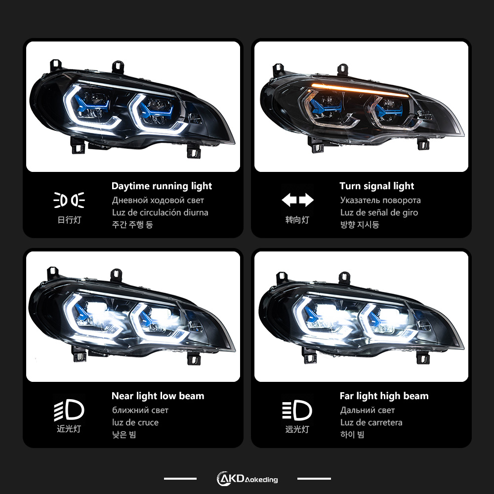Koplamp voor X5 E70 LED koplam - Laser Led Headlight Projector Lens recensie en prijs