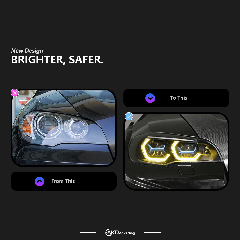 Koplamp voor X5 E70 LED koplam - Laser Led Headlight Projector Lens recensie en prijs
