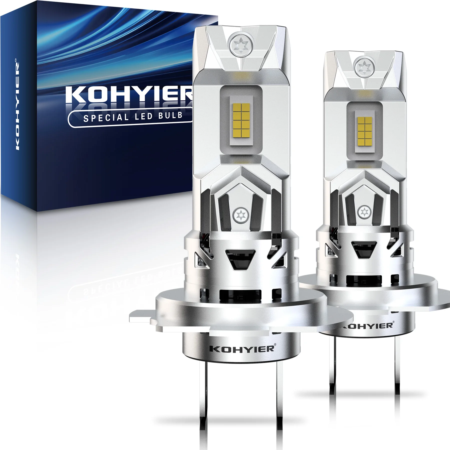 2st H7 Slanke Led Auto Koplamp - Led Headlight Bulb H7 20000Lm recensie en prijs