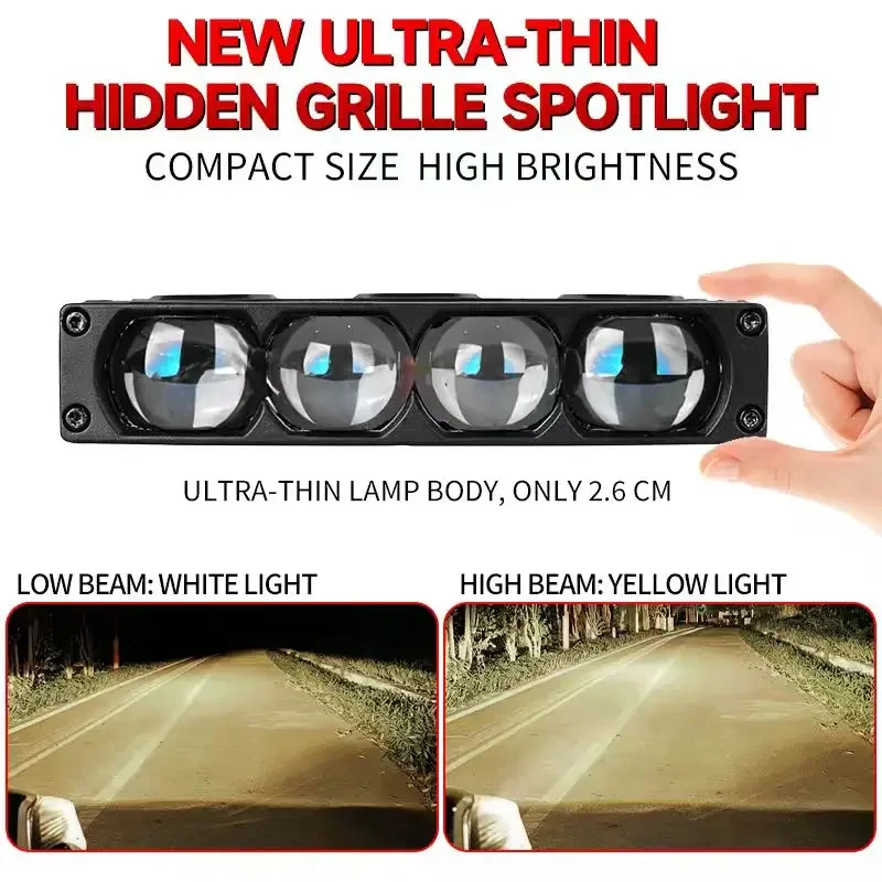 2 stuks 180W 4-lens ultradunne - Bi Led Projector Lens 3 Inch recensie en prijs