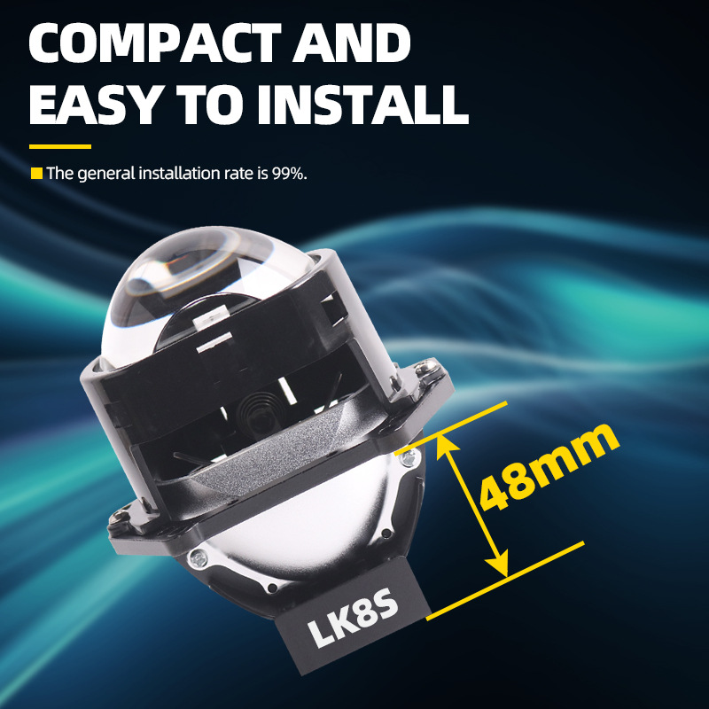 NXY LK8S 3 Inch Vierkante Matr - Led Headlight H4 Hi Lo 120W recensie en prijs