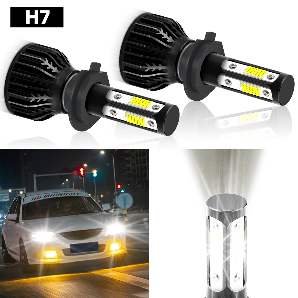 2 STKS H7 Auto LED Koplampen M - Led Headlight 6500K White 12000Lm recensie en prijs