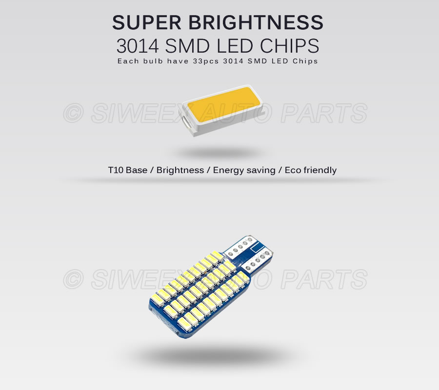 T10 192 194 168 W5W Led-lampen - Led Tail Light Bulb Canbus recensie en prijs