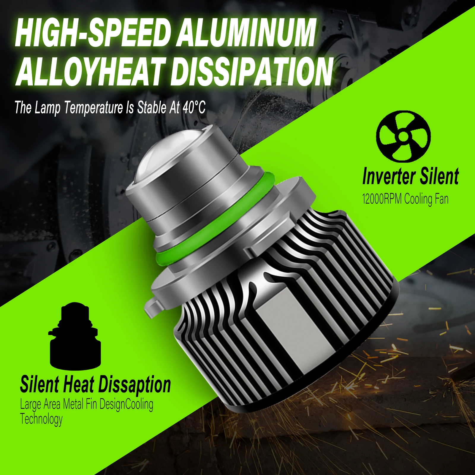 9006 HB4 Laser LED-koplamp 120 - Car Led Headlight 9005 9006 recensie en prijs