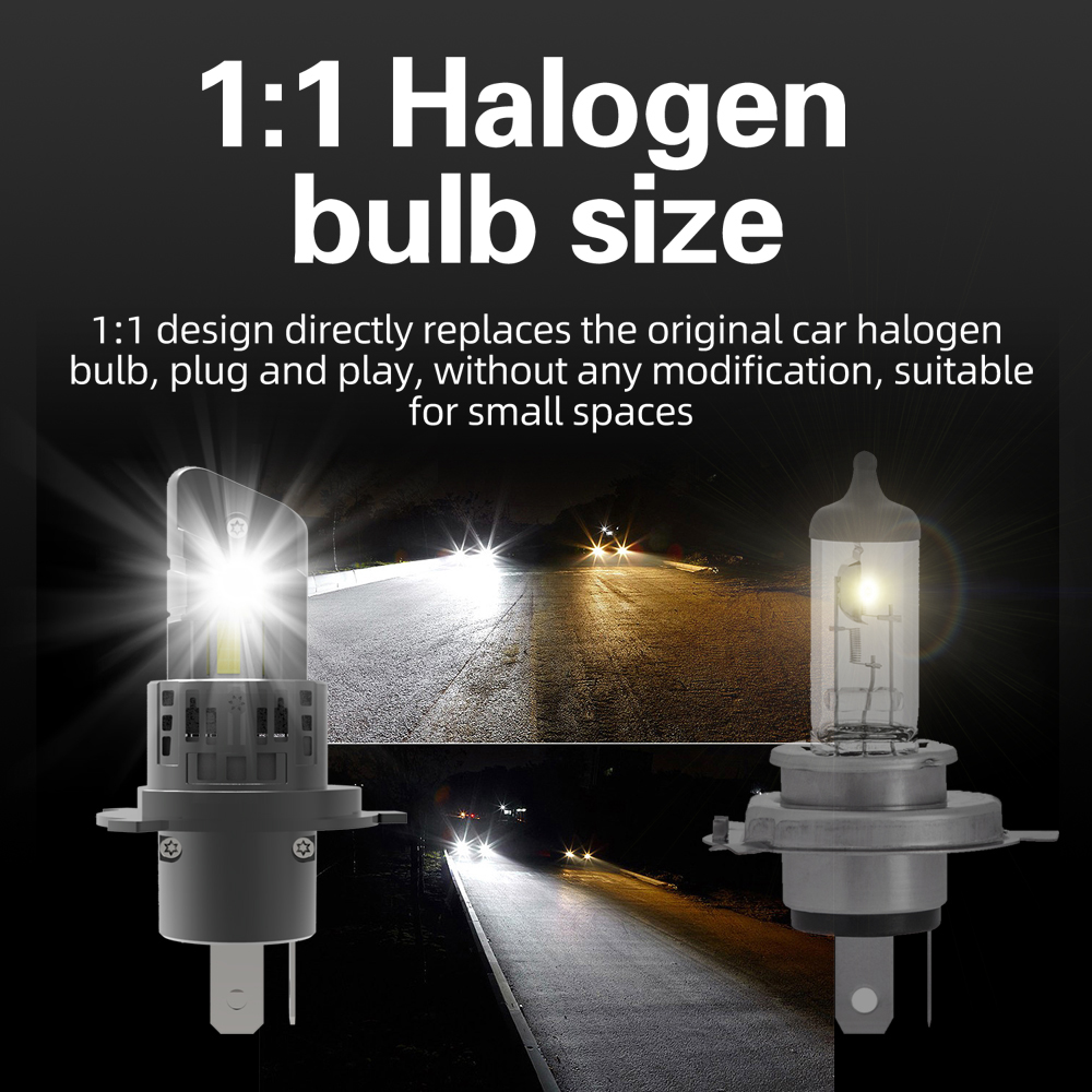 2x H4 Hb2 9003 Led Koplamp Can - Led Headlight Bulb Canbus Error Free recensie en prijs